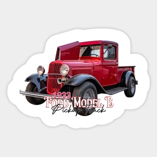 1933 Ford Model B Pickup Truck Sticker